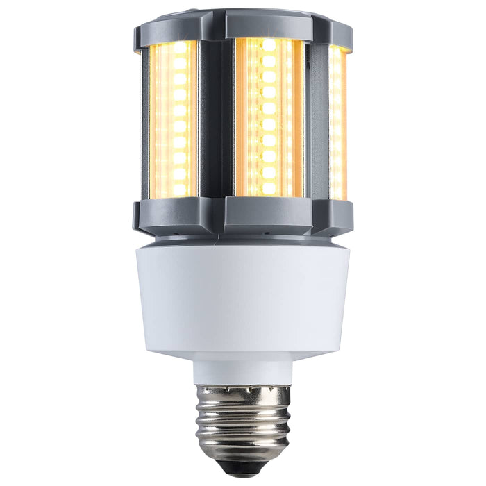 SATCO/NUVO 9W LED Amber Corn Cob E26 Base 1600K 585Nm 395Lm 120-277V Turtle Friendly (S13137)