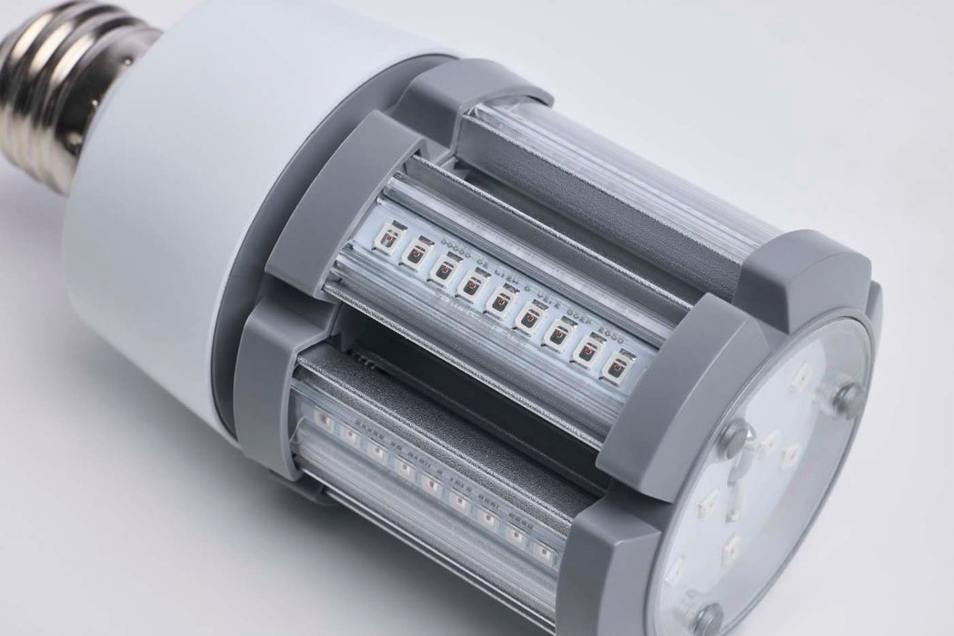 SATCO/NUVO 9W LED Amber Corn Cob E26 Base 1600K 585Nm 395Lm 120-277V Turtle Friendly (S13137)