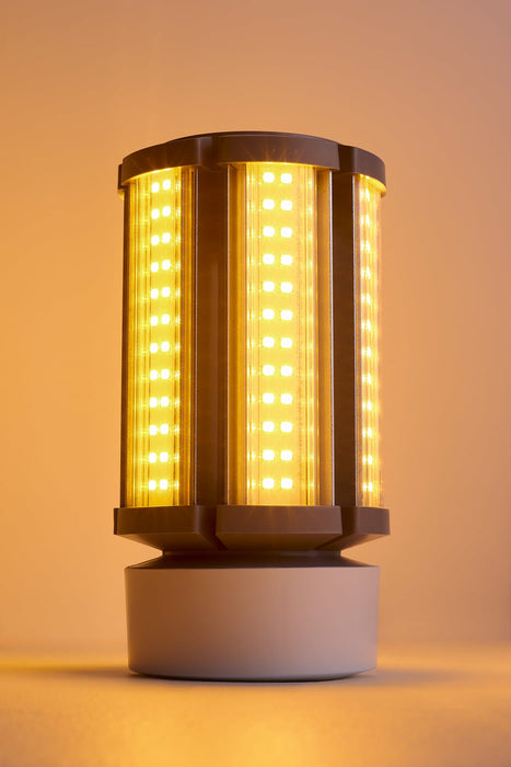 SATCO/NUVO 27W LED Amber Corn Cob E26 Base 1600K 585Nm 2000Lm 120-277V Turtle Friendly (S13138)