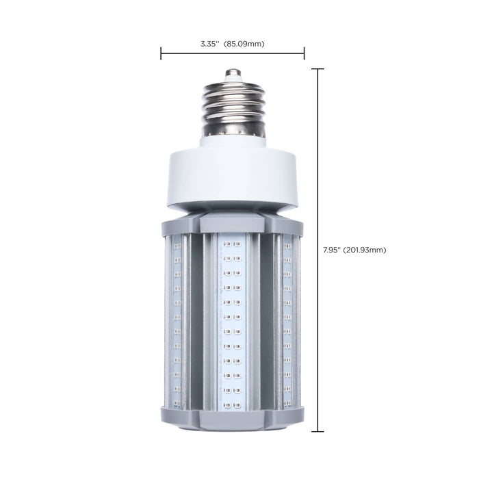 SATCO/NUVO 27W LED Amber Corn Cob E26 Base 1600K 585Nm 2000Lm 120-277V Turtle Friendly (S13138)