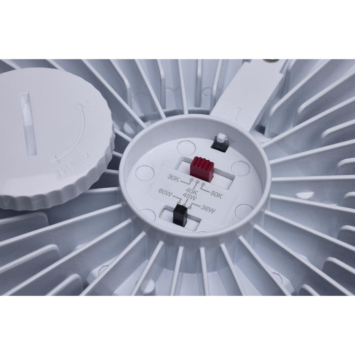 SATCO/NUVO 60/45/36W LED HID Replacement Wattage/CCT Selectable 60W/45W/36W 3000K/4000K/5000K Ballast Bypass Extended Mogul Base 120-277V (S13149)