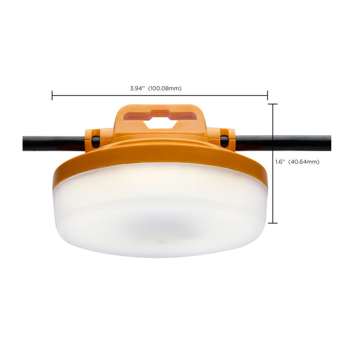 SATCO/NUVO LED Hi-Pro Temporary String Lights 50 Foot 5 Lamp 7000Lm 60W 5000K 360 Degree Beam Angle Non-Dimmable (S13168)