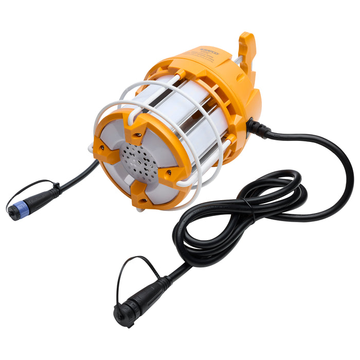 SATCO/NUVO 60W LED Hi-Pro Temporary Work Light 5000K 6000Lm 80 CRI 360 Degree Beam Angle 120-277V Orange (S13170)