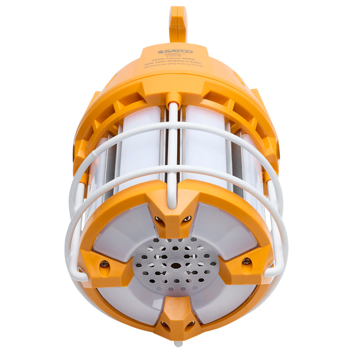 SATCO/NUVO 60W LED Hi-Pro Temporary Work Light 5000K 6000Lm 80 CRI 360 Degree Beam Angle 120-277V Orange (S13170)
