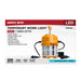SATCO/NUVO 60W LED Hi-Pro Temporary Work Light 5000K 6000Lm 80 CRI 360 Degree Beam Angle 120-277V Orange (S13170)