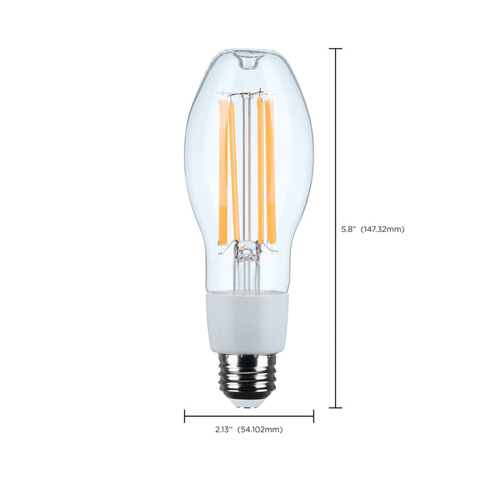 SATCO/NUVO 13.5W LED HID Replacement ED17 2200K Medium E26 Base Clear 120-277V (S13180)