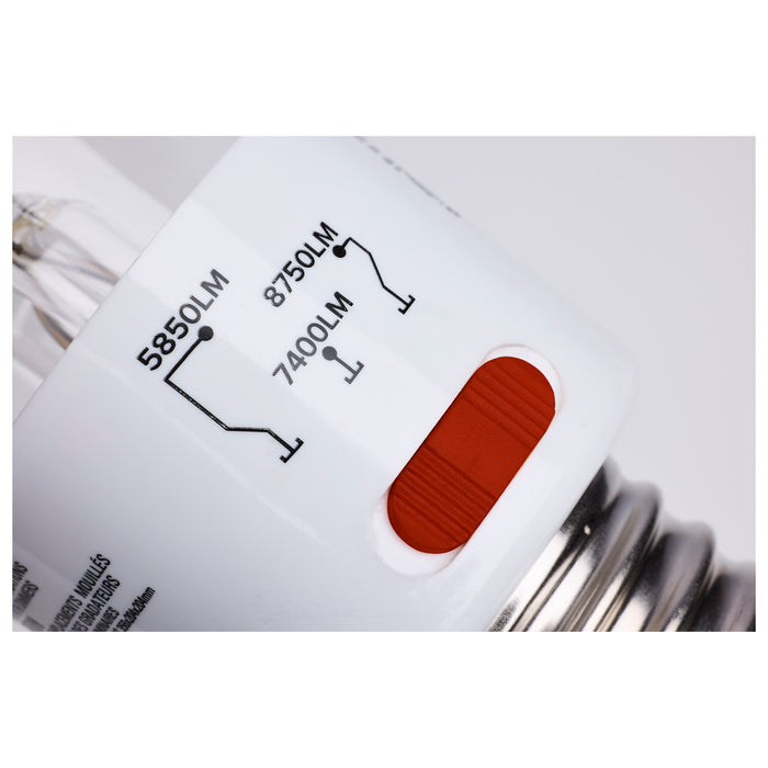 SATCO/NUVO LED HID Replacement ED28 Wattage Selectable 30W/38W/45W 5000K Mogul Extended Base Clear 120-277V (S13196)