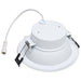SATCO/NUVO 4 Inch Round LED Commercial Downlight Selectable 12W/9W/6W 1100Lm/900Lm/650Lm 2700K/3000K/3500K/4000K/5000K 120-347V 90 CRI White (S13510)