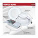 SATCO/NUVO 8 Inch Round LED Commercial Downlight Selectable 30W/22W/16W 2500Lm/2000Lm/1500Lm 2700K/3000K/3500K/4000K/5000K 120-347V 90 CRI White (S13512)