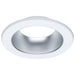 SATCO/NUVO 4 Inch Round Commercial Downlight Trim Clear/White Finish Compatible With S13510 (S13520)