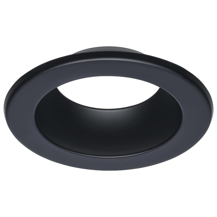 SATCO/NUVO 4 Inch Round Commercial Downlight Trim Black Finish Compatible With S13510 (S13522)