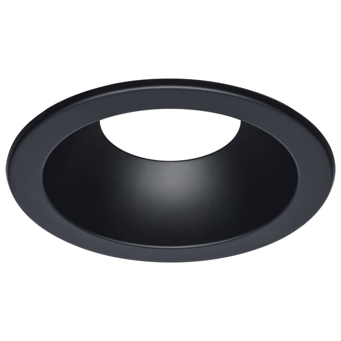 SATCO/NUVO 8 Inch Round Commercial Downlight Trim Black Finish Compatible With S13512 (S13532)