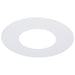SATCO/NUVO 4 Inch Flat Goof Ring For Commercial Downlights Round White Compatible with S21600/S21604 (S13540)