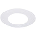 SATCO/NUVO 8 Inch Flat Goof Ring For Commercial Downlights Round White Compatible with S21602/S21606 (S13542)