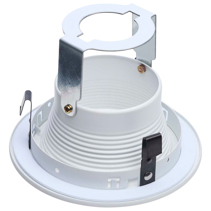 SATCO/NUVO 4 Inch White Steel Trim For S14002 And S14003 (S14018)