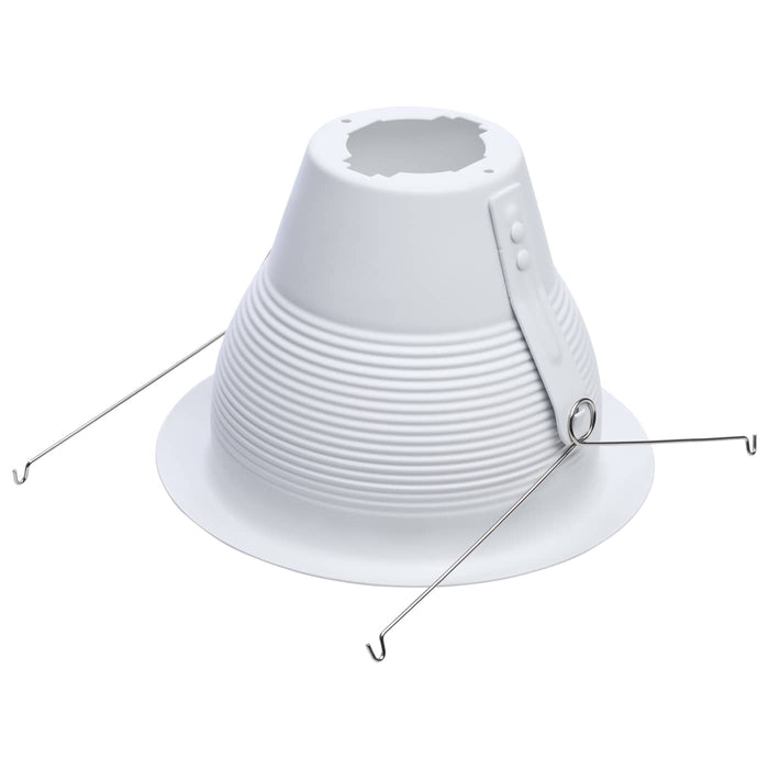 SATCO/NUVO 5 Inch White Steel Trim For S14006 And S14007 (S14022)