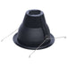 SATCO/NUVO 5 Inch Black Steel Trim For S14006 And S14007 (S14023)