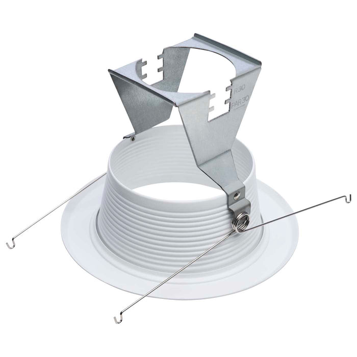 SATCO/NUVO 5 Inch White Plastic Trim For S14006 And S14007 (S14024)