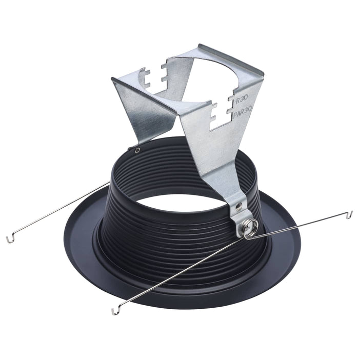 SATCO/NUVO 5 Inch Black Plastic Trim For S14006 And S14007 (S14025)