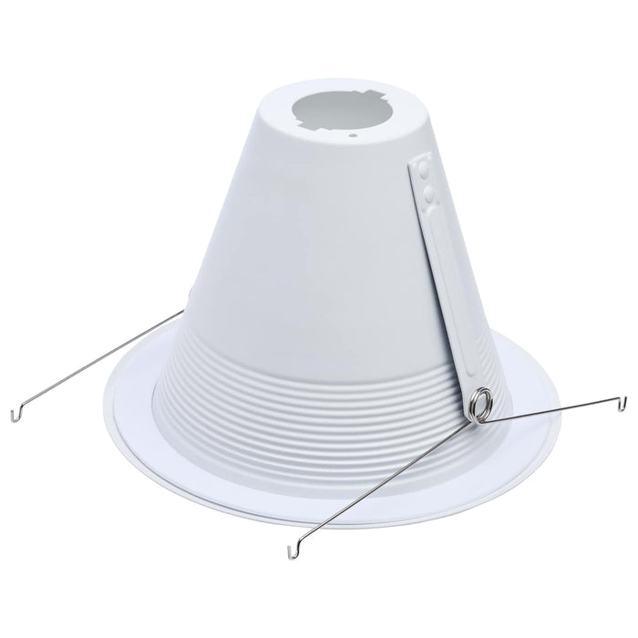 SATCO/NUVO 6 Inch White Steel Trim For S14010 And S14011 (S14028)