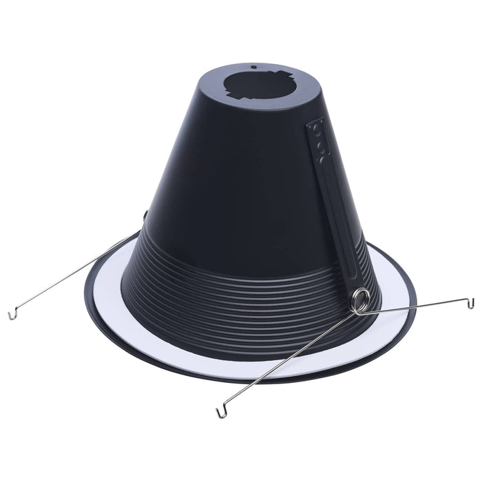 SATCO/NUVO 6 Inch Black Steel Trim For S14010 And S14011 (S14029)