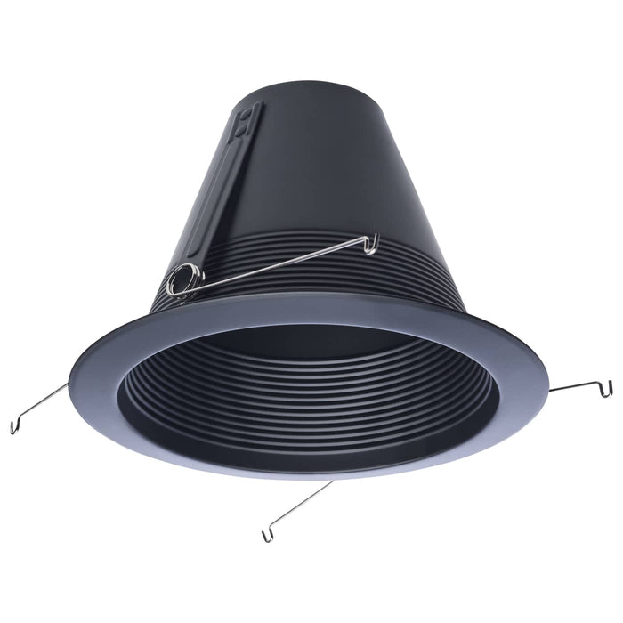 SATCO/NUVO 6 Inch Black Steel Trim For S14010 And S14011 (S14029)