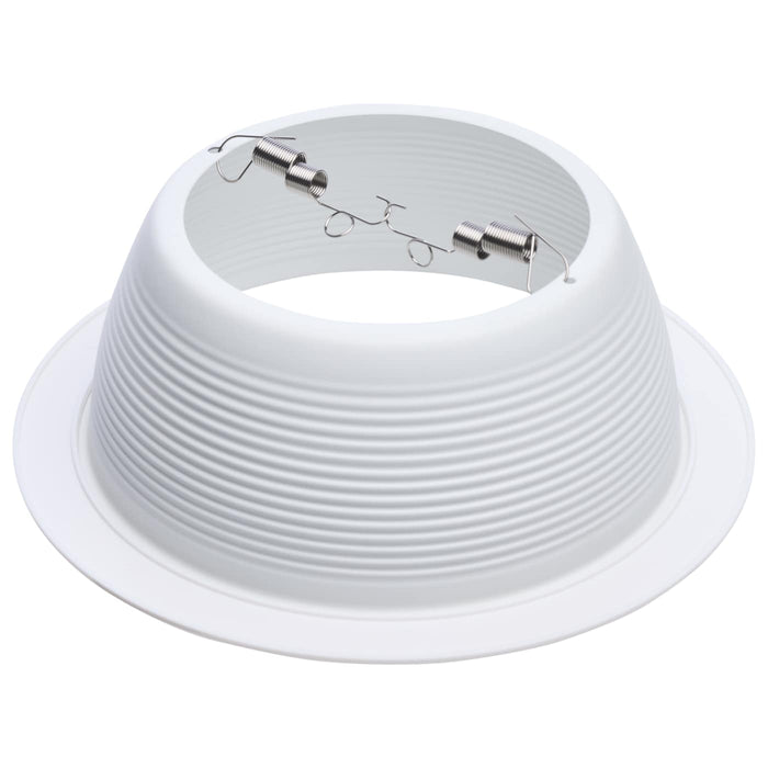 SATCO/NUVO 6 Inch White Steel Trim For S14010 And S14011 (S14030)