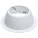 SATCO/NUVO 6 Inch White Steel Trim For S14010 And S14011 (S14030)