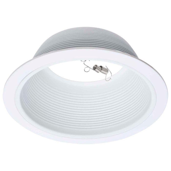 SATCO/NUVO 6 Inch White Steel Trim For S14010 And S14011 (S14030)