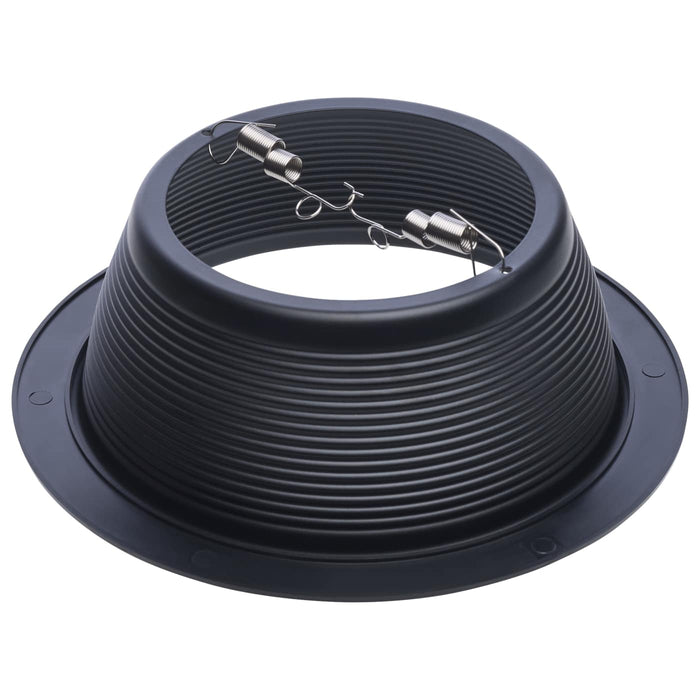 SATCO/NUVO 6 Inch Black Steel Trim For S14010 And S14011 (S14031)