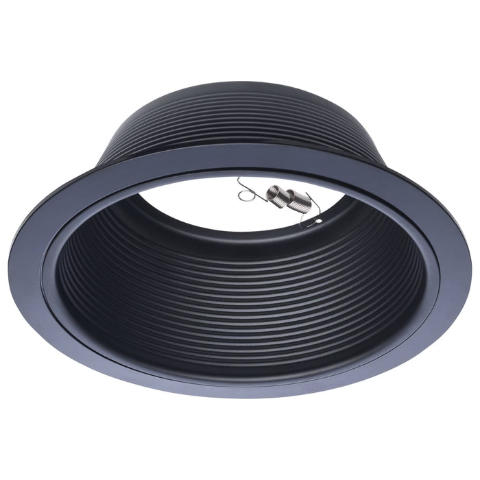 SATCO/NUVO 6 Inch Black Steel Trim For S14010 And S14011 (S14031)