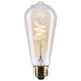 SATCO/NUVO 5.5W LED ST19 Medium E26 Base 2000K 500Lm Clear Glass Amber Coil Filament Dimmable 90 CRI 120V (S14207)