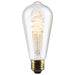 SATCO/NUVO 8W LED ST19 Medium E26 Base 2000K 800Lm Clear Glass Amber Coil Filament Dimmable 90 CRI 120V (S14208)