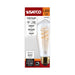 SATCO/NUVO 8W LED ST19 Medium E26 Base 2000K 800Lm Clear Glass Amber Coil Filament Dimmable 90 CRI 120V (S14208)