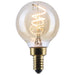 SATCO/NUVO 3.5W LED G16.5 Candelabra (E12) Base 2000K 300Lm Clear Glass Amber Coil Filament Dimmable 90 CRI 120V (S14209)