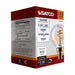 SATCO/NUVO 3.5W LED G16.5 Candelabra (E12) Base 2000K 300Lm Clear Glass Amber Coil Filament Dimmable 90 CRI 120V (S14209)