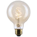 SATCO/NUVO 3.5W LED G25 Medium E26 Base 2000K 300Lm Clear Glass Amber Coil Filament Dimmable 90 CRI 120V (S14210)