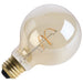SATCO/NUVO 3.5W LED G25 Medium E26 Base 2000K 300Lm Clear Glass Amber Coil Filament Dimmable 90 CRI 120V (S14210)