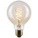 SATCO/NUVO 5.5W LED G25 Medium E26 Base 2000K 500Lm Clear Glass Amber Coil Filament Dimmable 90 CRI 120V (S14211)