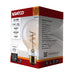 SATCO/NUVO 5.5W LED G25 Medium E26 Base 2000K 500Lm Clear Glass Amber Coil Filament Dimmable 90 CRI 120V (S14211)