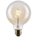 SATCO/NUVO 5.5W LED G30 Medium E26 Base 2000K 500Lm Clear Glass Amber Coil Filament Dimmable 90 CRI 120V (S14213)