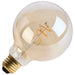 SATCO/NUVO 5.5W LED G30 Medium E26 Base 2000K 500Lm Clear Glass Amber Coil Filament Dimmable 90 CRI 120V (S14213)