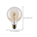 SATCO/NUVO 5.5W LED G30 Medium E26 Base 2000K 500Lm Clear Glass Amber Coil Filament Dimmable 90 CRI 120V (S14213)
