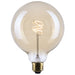 SATCO/NUVO 3.5W LED G40 Medium E26 Base 2000K 300Lm Clear Glass Amber Coil Filament Dimmable 90 CRI 120V (S14214)
