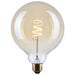 SATCO/NUVO 5.5W LED G40 Medium E26 Base 2000K 500Lm Clear Glass Amber Coil Filament Dimmable 90 CRI 120V (S14215)