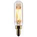 SATCO/NUVO 3.5W LED T6 Candelabra (E12) Base 2000K 300Lm Base Clear Glass Amber Straight Filament Dimmable 90 CRI 120V (S14216)
