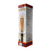 SATCO/NUVO 3.5W LED T6 Candelabra (E12) Base 2000K 300Lm Base Clear Glass Amber Straight Filament Dimmable 90 CRI 120V (S14216)