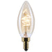 SATCO/NUVO 3.5W LED C11 Candelabra (E12) Base 2000K 300Lm Base Clear Glass Amber Coil Filament Dimmable 90 CRI 120V (S14218)