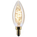 SATCO/NUVO 5.5W LED C11 Candelabra (E12) Base 2000K 500Lm Clear Glass Amber Coil Filament Dimmable 90 CRI 120V (S14219)