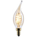 SATCO/NUVO 5.5W LED CA11 Candelabra (E12) Base 2000K 500Lm Clear Glass Amber Coil Filament Dimmable 90 CRI 120V (S14221)